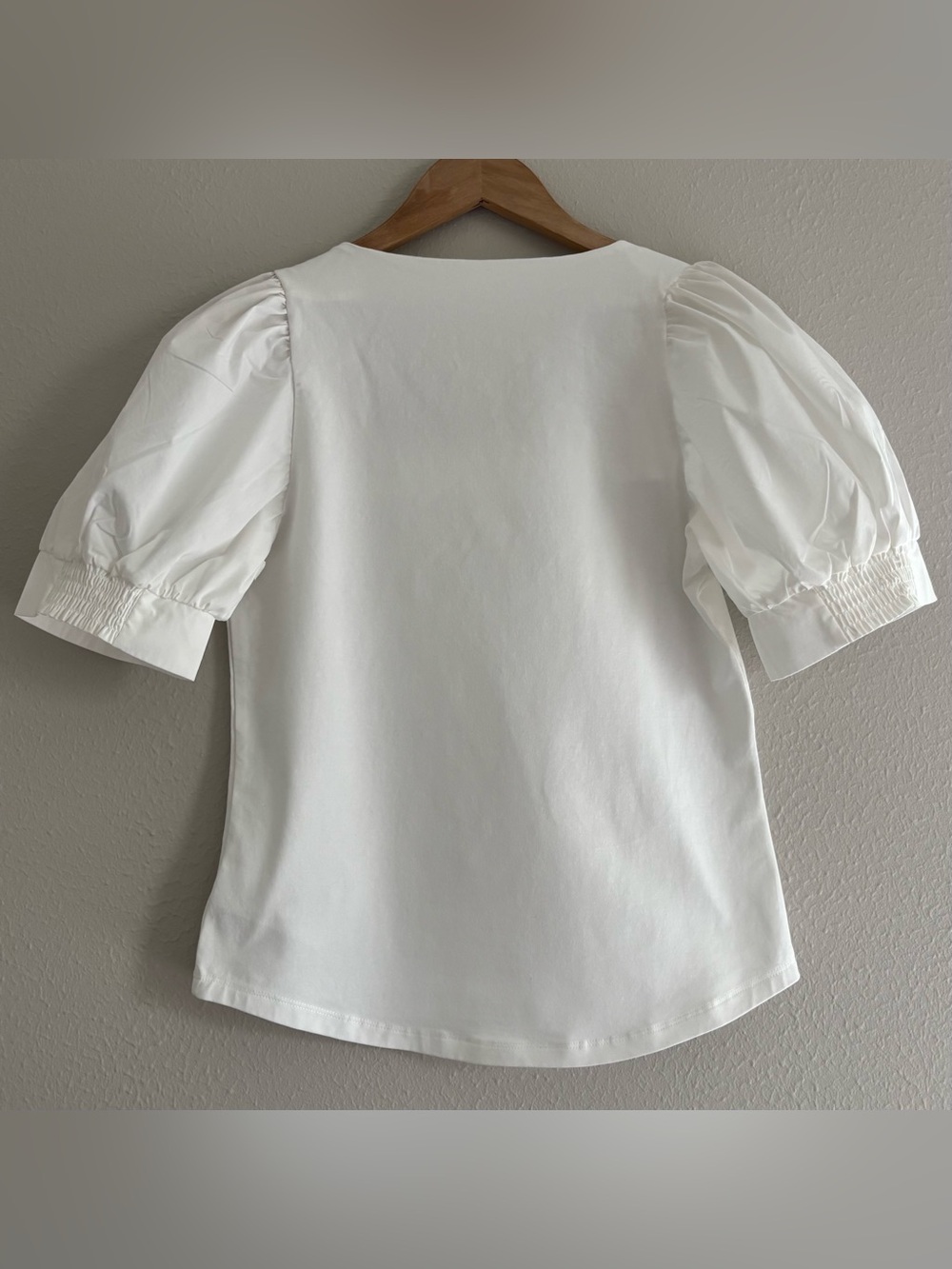 Bailey 44 White Square-Neck Puff Sleeve Blouse - Picture 3 of 9